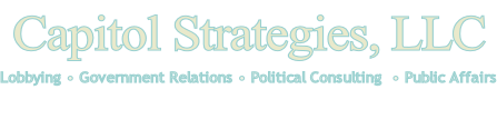 Capitol Strategies, LLC

Lobbying • Government Relations • Political Consulting  • Public Affairs

